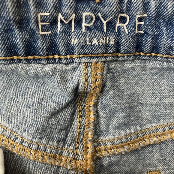Empyre Shorts Melanie Womens Juniors 9 Denim Medium Wash - Picture 3 of 9